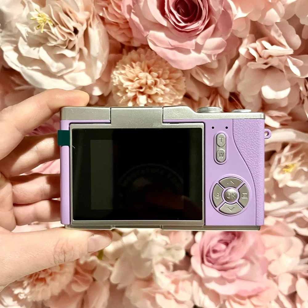 Purple 4K Digital Camera w/ Memory Card